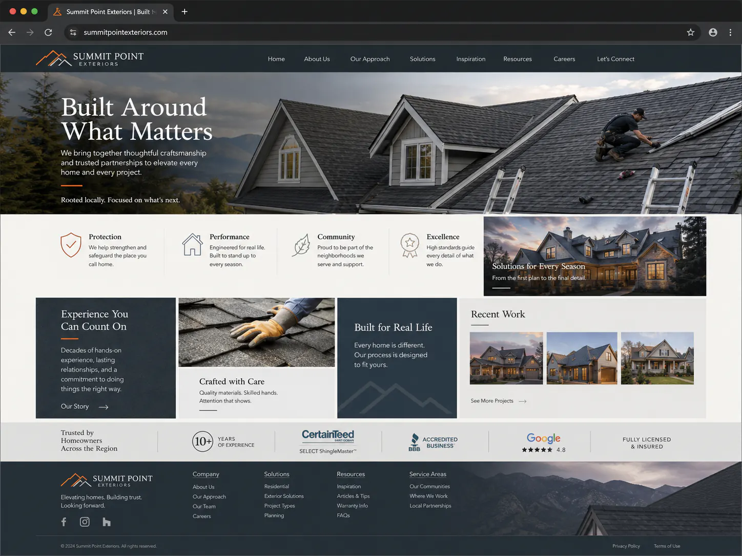 Illustration of a cluttered website homepage before a clarity-focused redesign