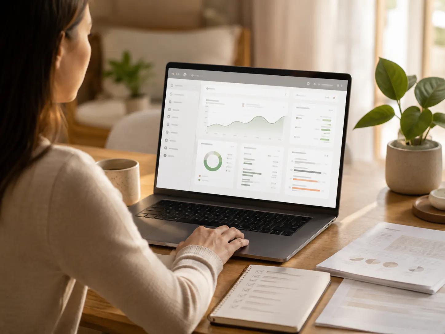 Website performance dashboard reviewed for ongoing support